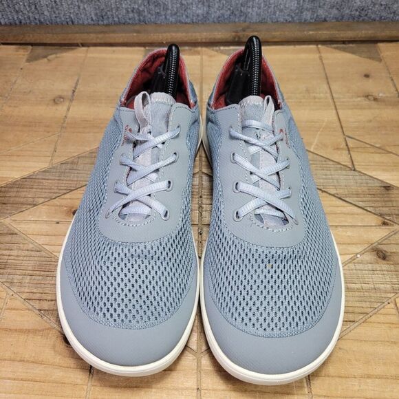 Olukai Moku Pae Shoes Mens 9 Grey Sneakers Mesh Slip On Comfort Casual‎ Sneakers - Picture 3 of 11